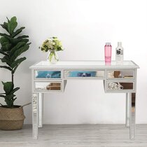 Vanity desk store with no mirror